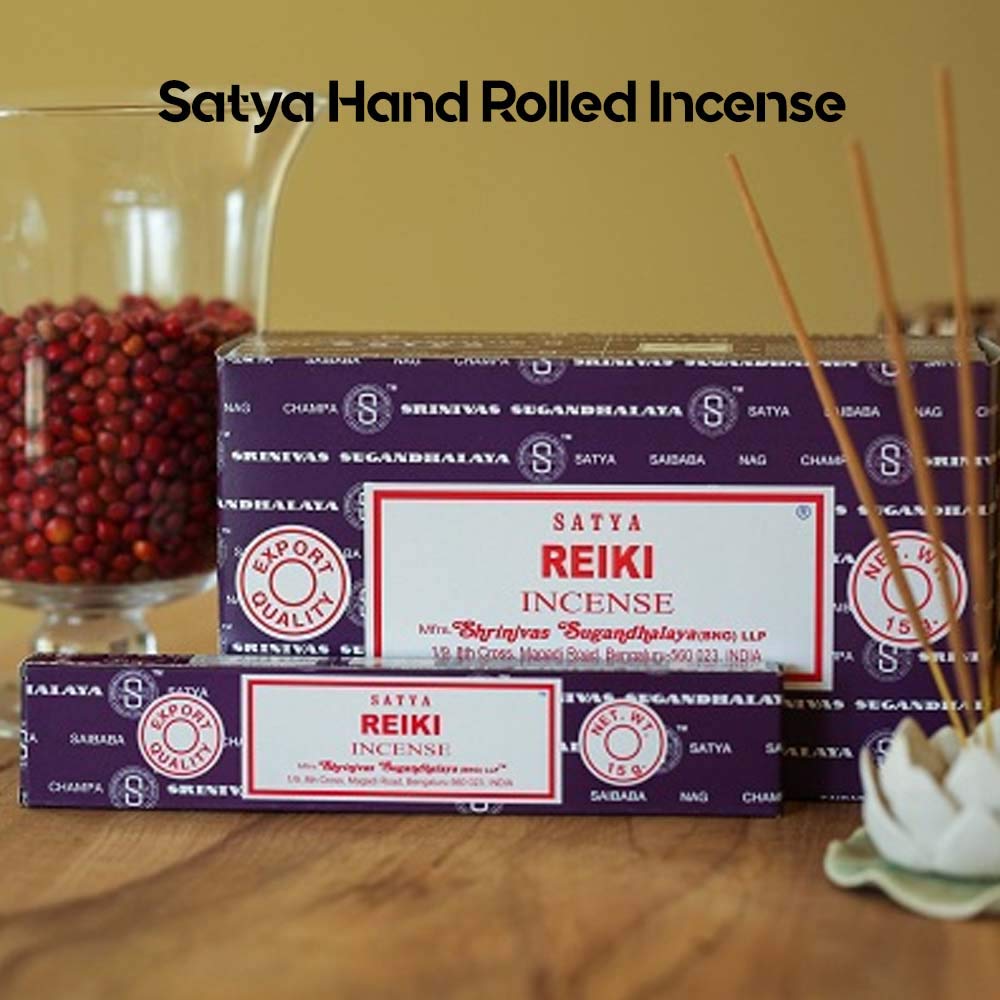 Amazon.co.jp: Satya お香スティック 12本 - ナグチャンパレイキ
