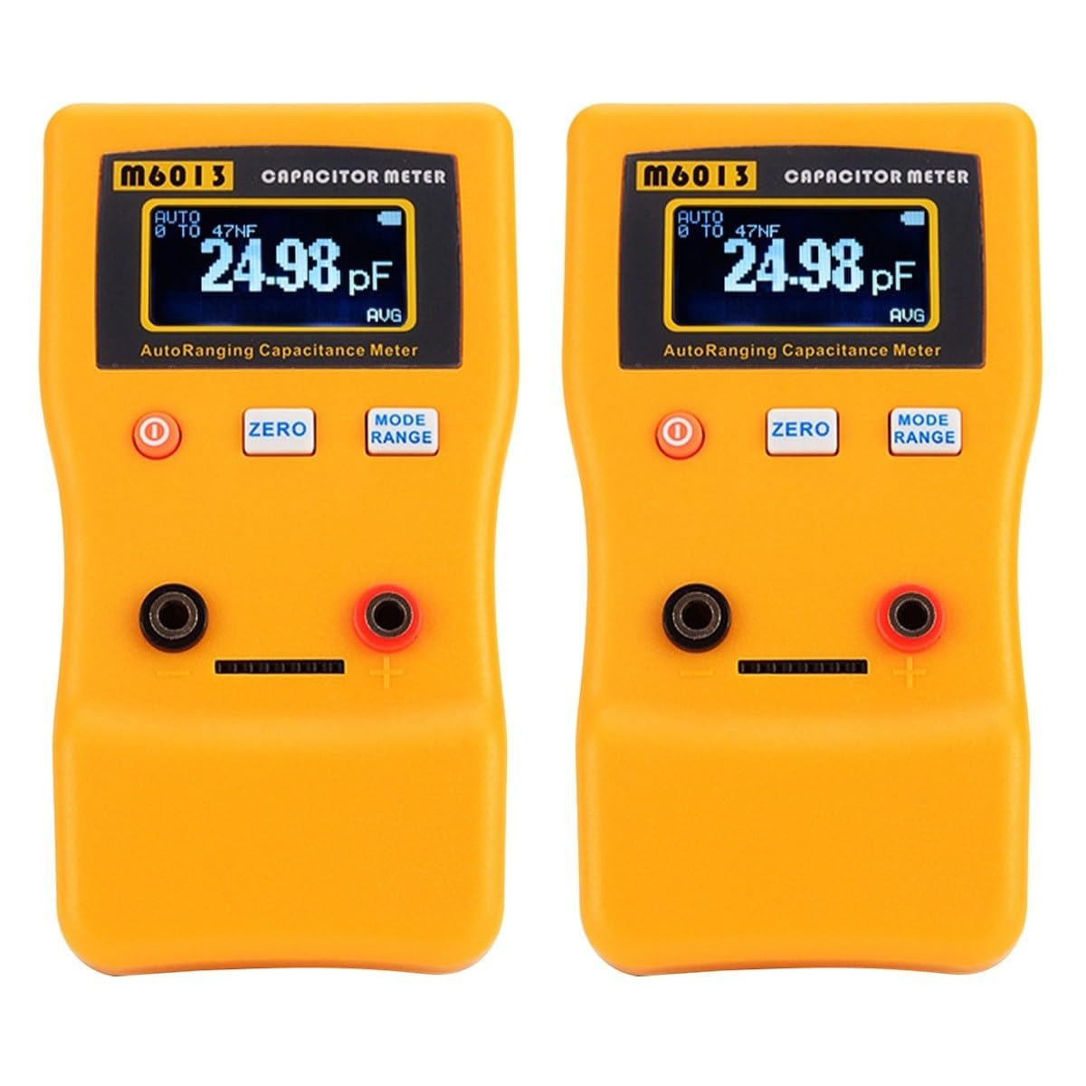 Tofficu 2 Stücke Tester Kondensator Digitale Automatische Elektrische Meter Tester Multimeter Auto Ranging Elektrische Tester Elektrische Multimeter Tester Kunststoff