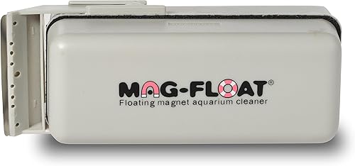 Miniatura 2 de Rascador de algas flotantes de vidrio extra grande 500 con accesorio de hoja raspadora  Limpiador magnético de peceras Magfloat  Herramienta de
