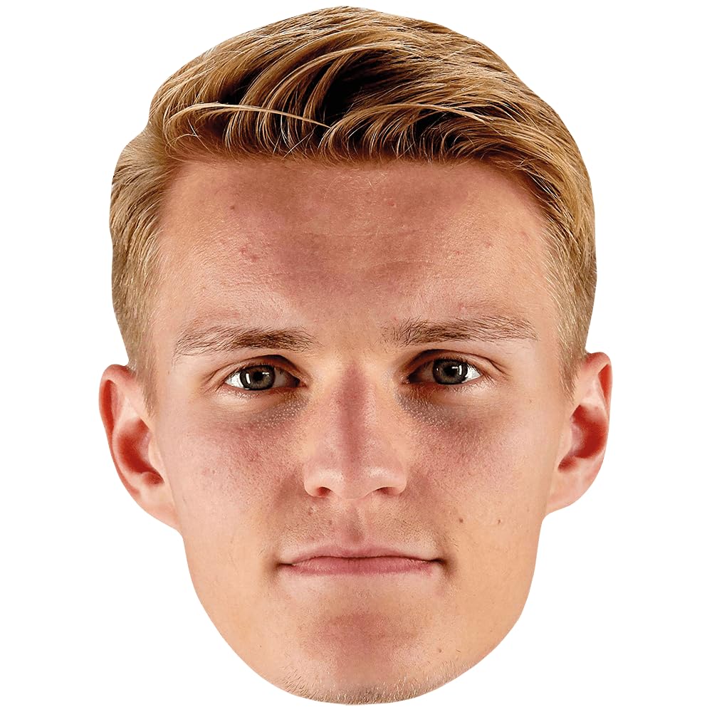 Martin Odegaard (Blonde Hair) Celebrity Mask, Flat Card Face, Fancy Dress Mask