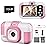 Kids Camera, SUZIYO Children Digital Selfie Video Camcorder 1080P Dual Lens 2.4 Inch HD, Birthday Christmas Electronic Gifts Toys for Age 3-9 Years Old Toddlers Girls Boys with 32G TF Card,Pink