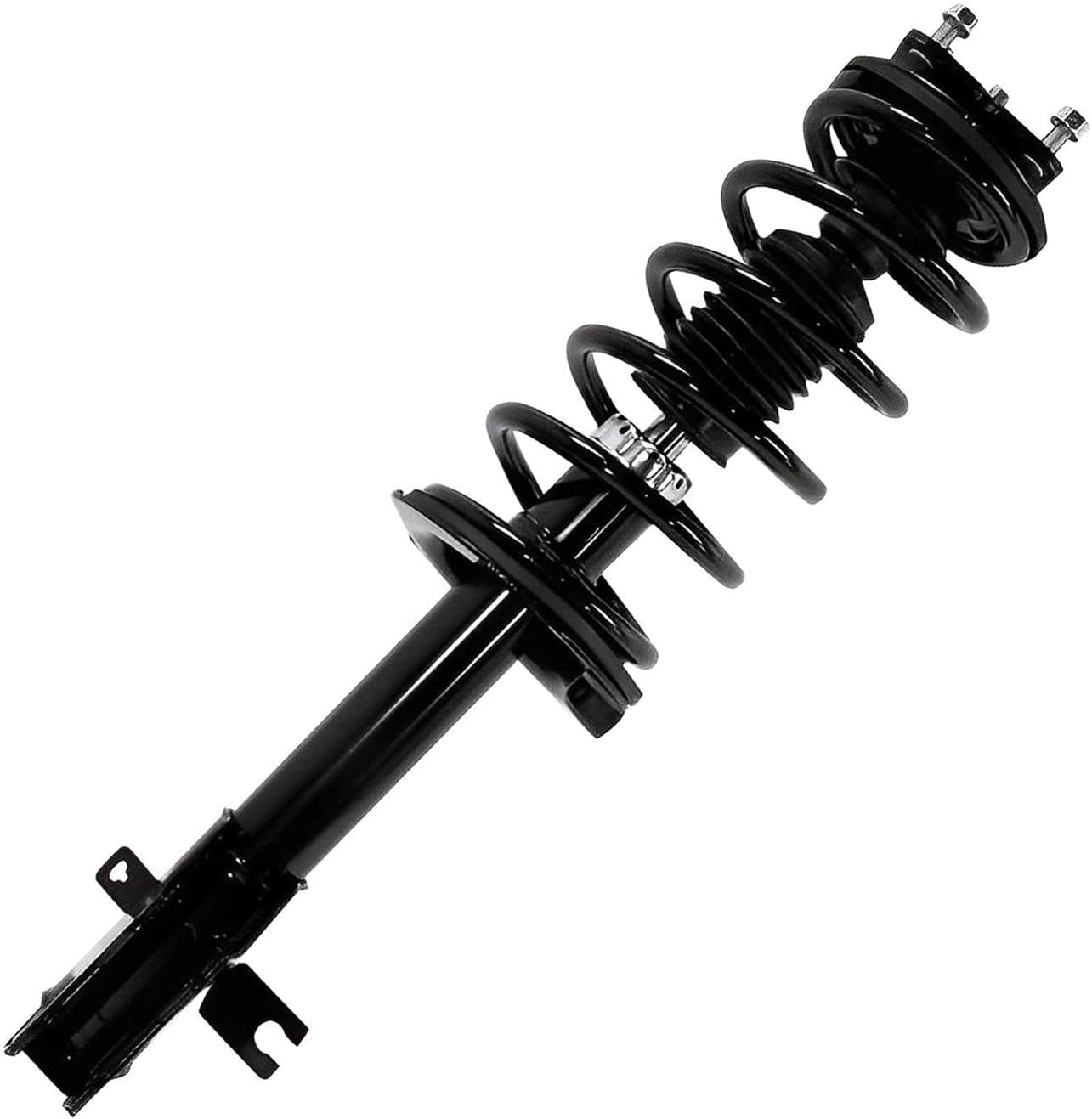 Detroit Axle - Front Struts with Coil Spring + Rear Shock Absorbers Replacement for 2007 2008 2009 2010 Mazda CX-9-4pc Set
