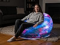 Vista 2 de Sillas inflables iluminadas con LED Air Candy (Silla de juegos iluminada con LED Galaxy)