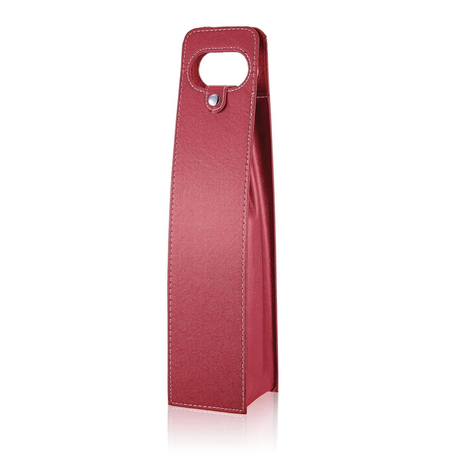 Borsa regalo per vino Borsa tote per vino Borsa riutilizzabile in pelle porta vino borsa titolare singola bottiglia champagne birra sacchetti regalo per matrimonio festa di compleanno, Rosso