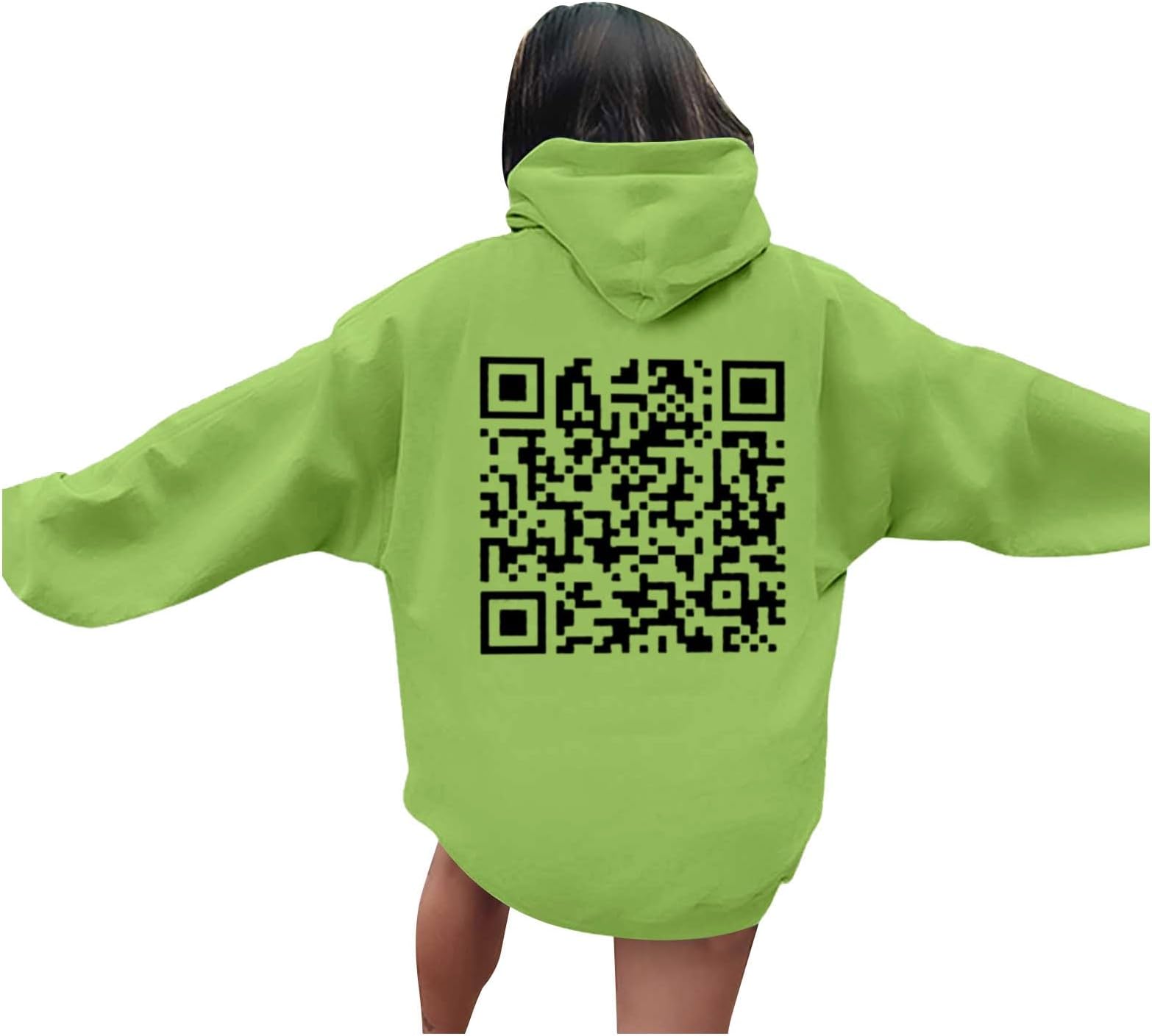 Women's Hoodies Sweatshirts Sweatjacket Women's Printed Round Neck Pullover Street Long Sleeve Pullover Hoodie