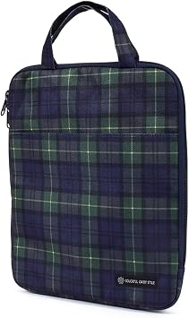 COLORFUL CANDY STYLE NR300900 Tablet Case, Water Repellent Lightweight Fabric, Water Resistant, Lightweight, 11 Inch, PC Case, Elementary School, Boys, Tartan Check Dark Green, Water Resistant, Stain