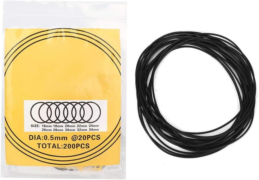 Rotekt Watch Back Cover Seal Gaskets 200pcs ORing