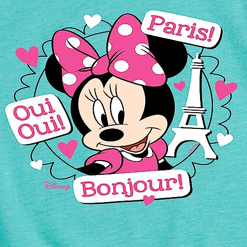 Disney Characters - Mickey & Friends - French - Oui Oui, Paris, Bonjour - Toddler & Youth Girls Short Sleeve T-Shirt3