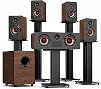 Hiwill-Audio M514 True 5.1.4 Hi-Fi Dolby Atmos Surround Sound System 900W 25Hz Subwoofer Wooden Cabinets eARC