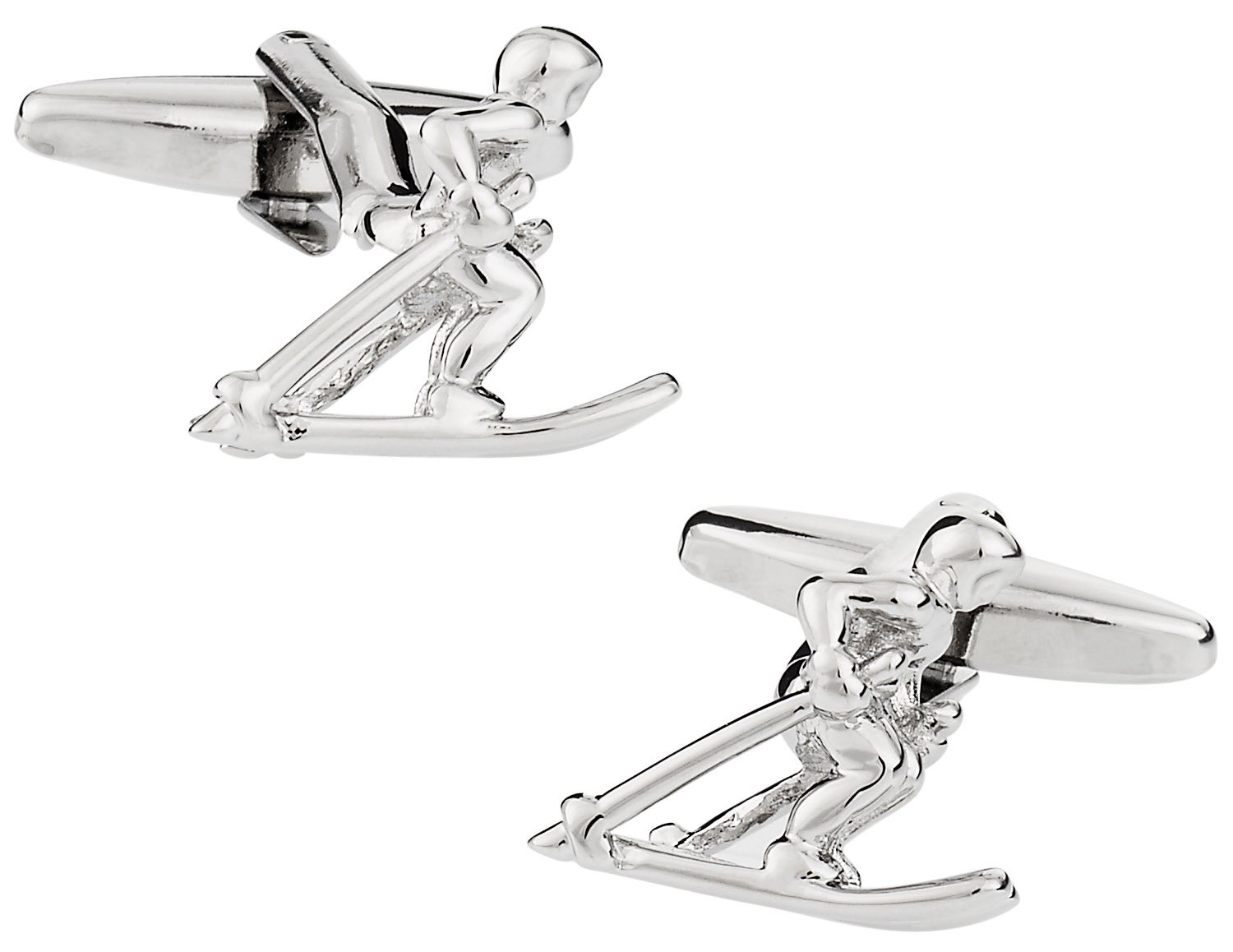 Cuff-Daddy Skier Cufflinks with Presentation Box