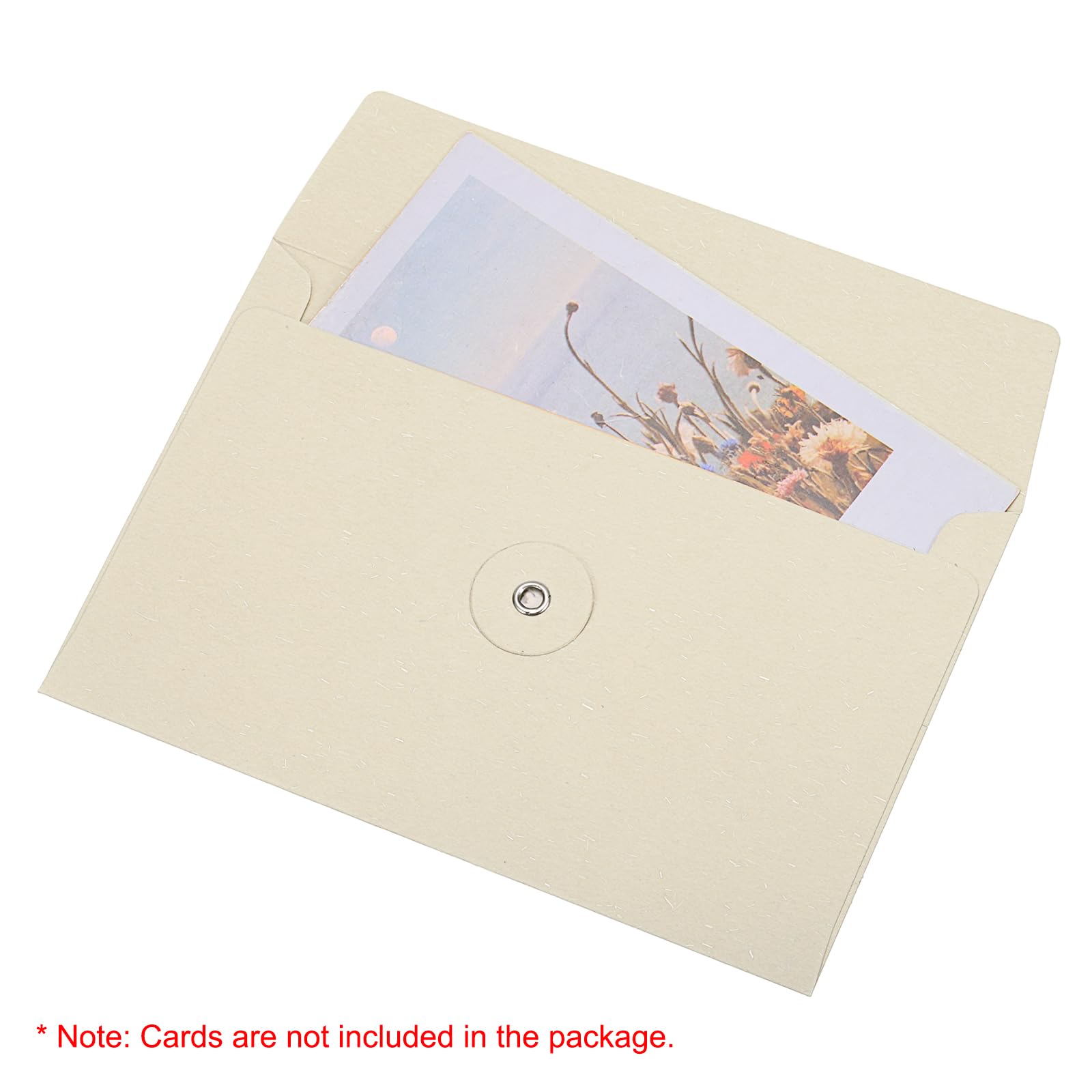 PATIKIL 4.5x6.7 Gift Card Envelopes with String Tie Closure, 15 Pcs Christmas Card Holders Greeting Business Card Envelope for Thanksgiving Day Halloween Birthdays Weddings, Grey - Image 4