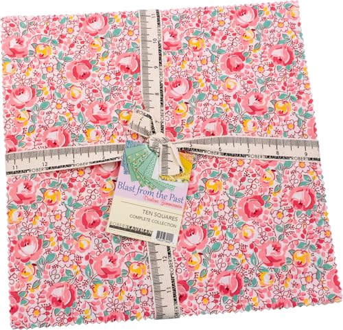 Darlene Zimmerman Blast from The Past 42 10-inch Squares Layer Cake Robert Kaufman TEN-1353-42
