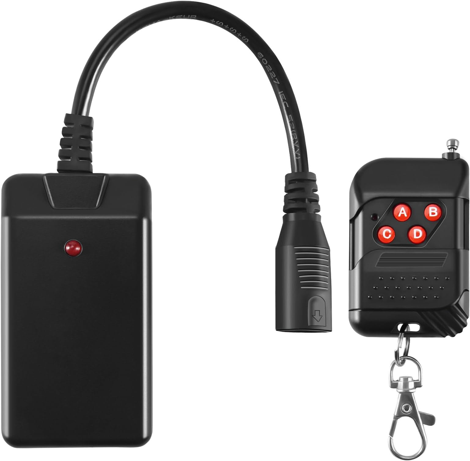 Portable 3 Pins XLR Wireless Remote Control Receiver for Smoke Fog Machine DJ Stage Controller Receptor Fogging 400W 900