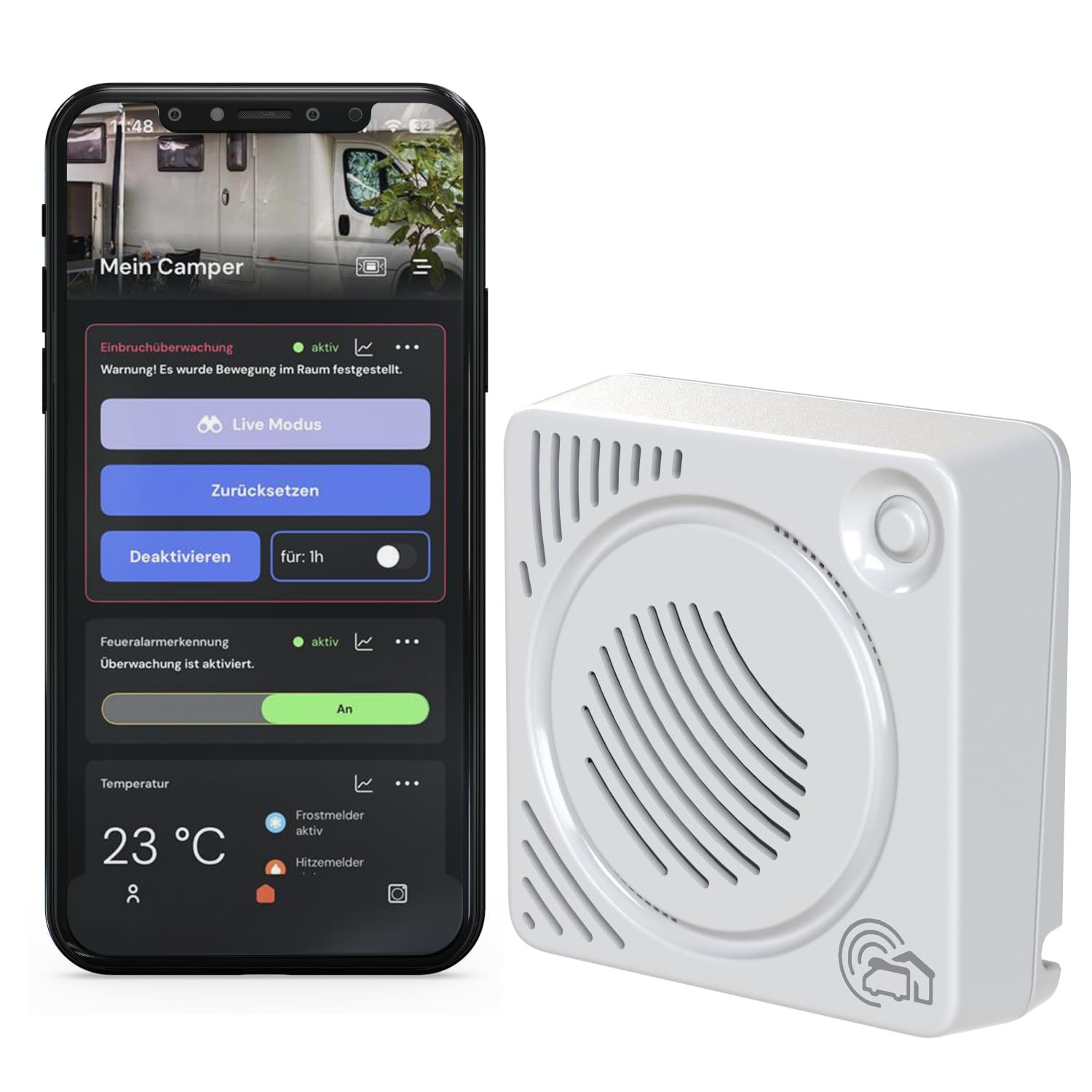 Pironex sonsor Alarmsirene & Batteriewächter – Mehr Sicherheit durch akustischen Alarm und Batteriekontrolle