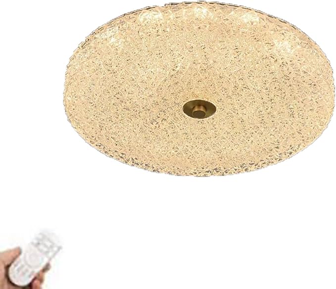 NSXBY LED Scandinavische volledig koperen ronde plafondlamp, eenvoudige warme lampen, woonkamer lamp, eetkamer lamp, slaapkamer lamp, home lamp, studie lamp. -koper heeft geen Aurora radeloos 50 * 8 cm