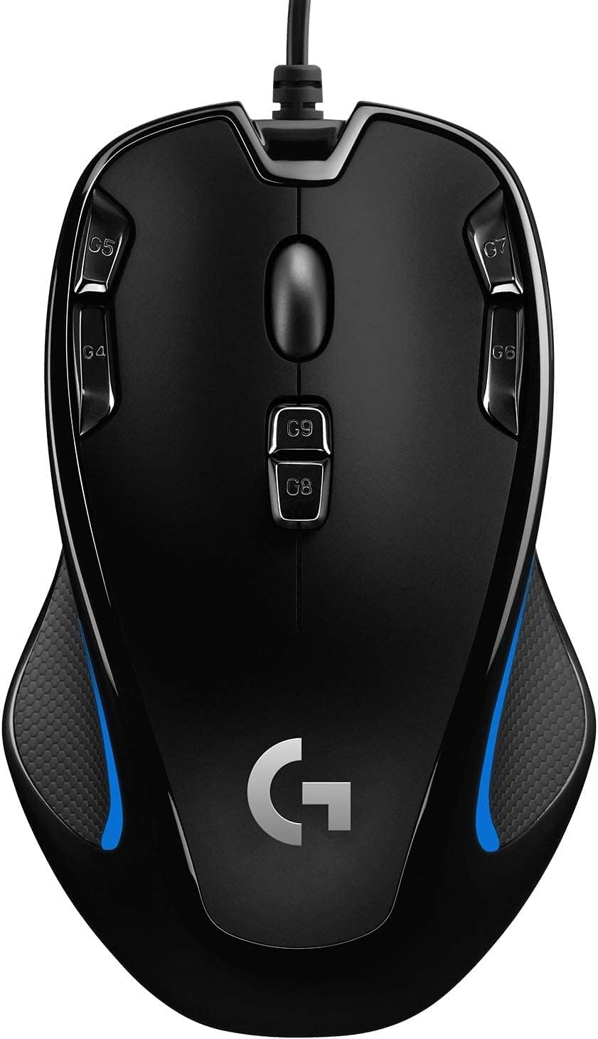 Logitech G300s Optical Ambidextrous Gaming Mouse - 9 Programmable Buttons, Onboard Memory (Renewed)