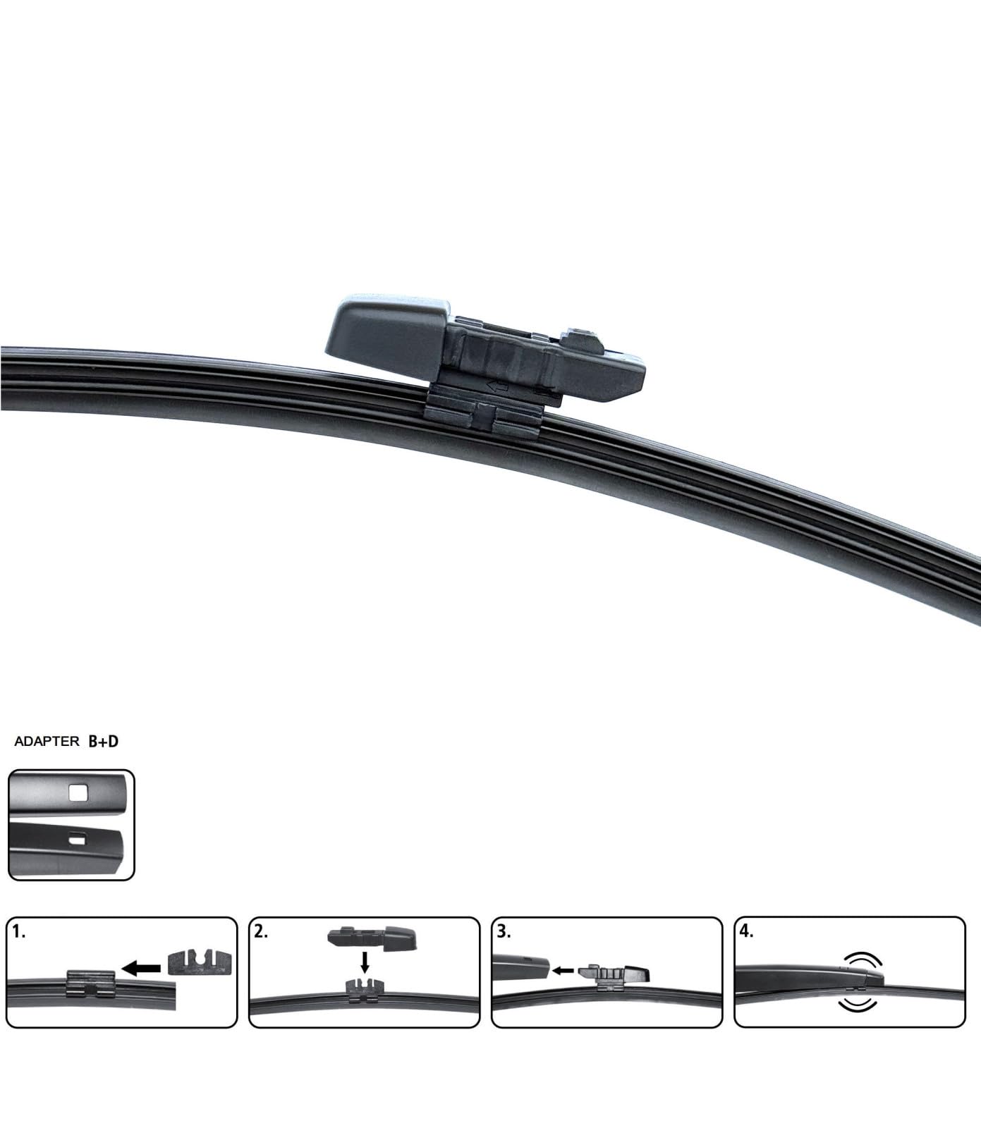 Kit Tergicristalli Recambo Per Skoda Scala (dal 2019) - Anteriore E Posteriore - Qualità Tedesca