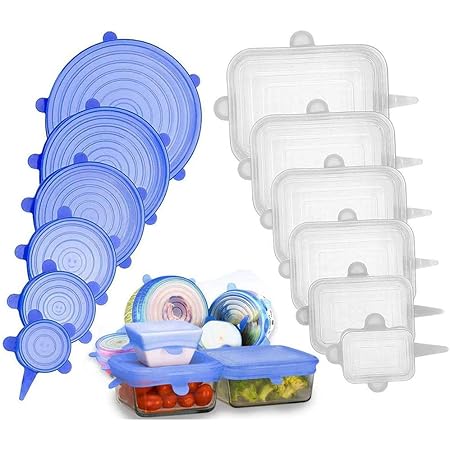 Amazon Eex シリコン蓋 12枚 食品ラップ シリコン製 密閉蓋 6サイズ 変形自在 しっかり密閉 最利用可能 冷蔵庫 電子レンジ対応 透明方形 ブルー円形 6サイズ カップカバー オンライン通販 Amazon Eex シリコン蓋 12枚 食品ラップ シリコン製 密閉蓋 6サイズ 変形自在 しっかり密閉 最利用可能 冷蔵庫 電子レンジ対応 透明方形 ブルー円形 6サイズ カップカバー オンライン通販