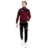 GIVOVA TUTA VISA TRIACETATO GRANATA/NERO Tg. 4XL
