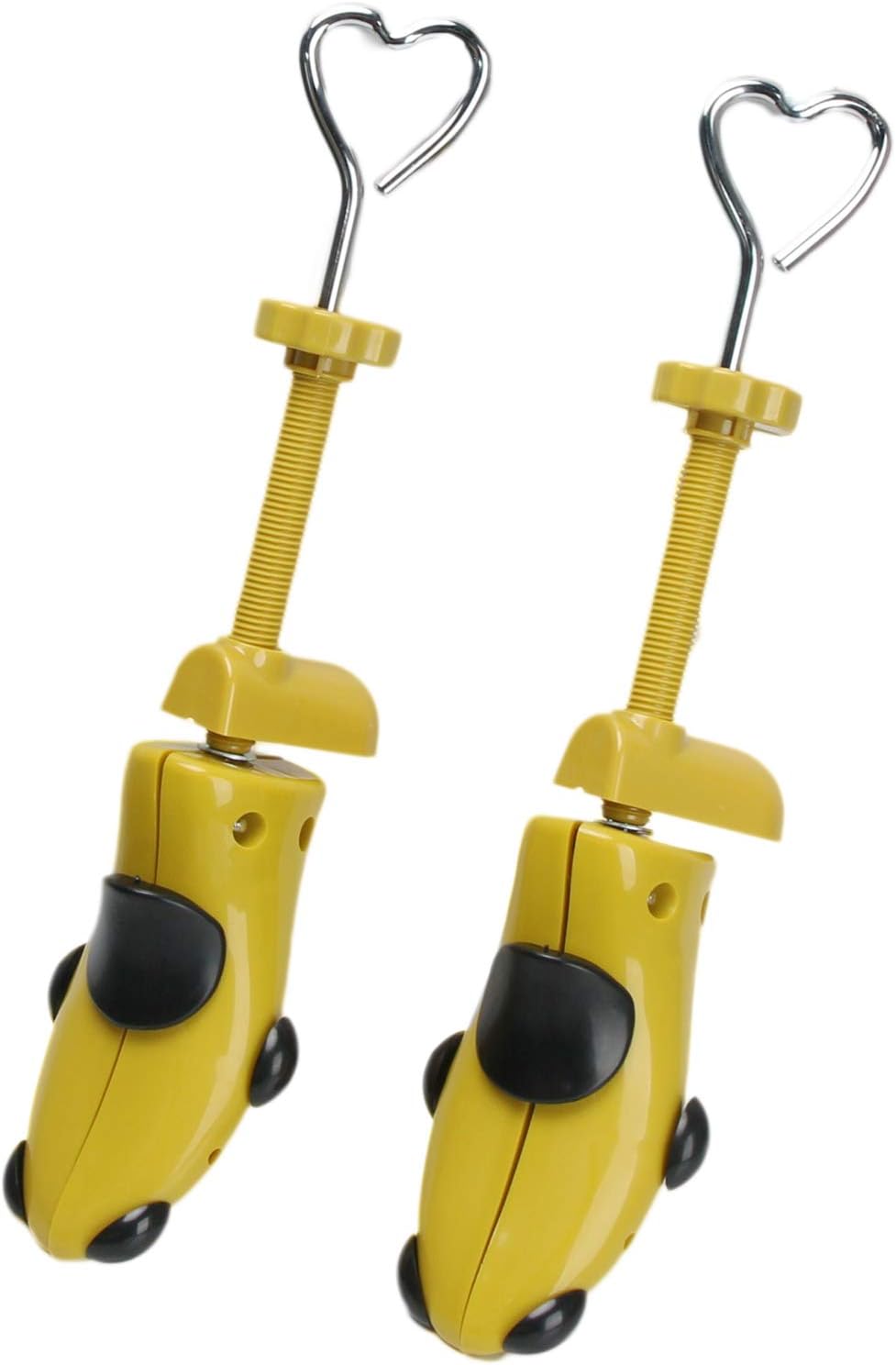 FOREADA Shoe Stretcher,4-Way Shoe Expander Stretch Width Length Height,Shoe Tree for Men and Women, Yellow, Men's Size Us 8-13.5，women shoes US size 10-12