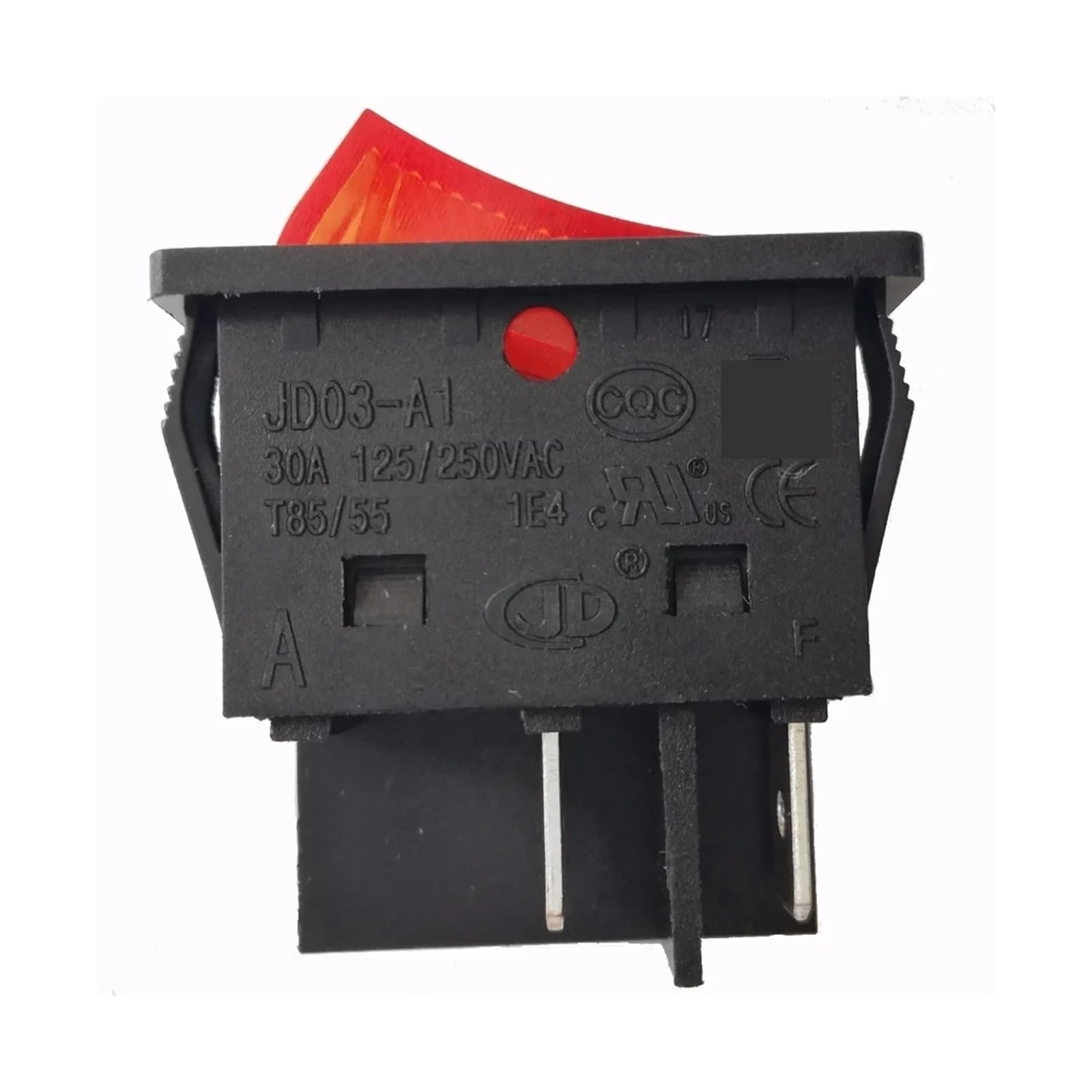 MEIFUUDWPJG 2pcs 4Pins 30A 125V/250V Large Current Rocker Power Switches For Inverter Welding Machine JD03-A1