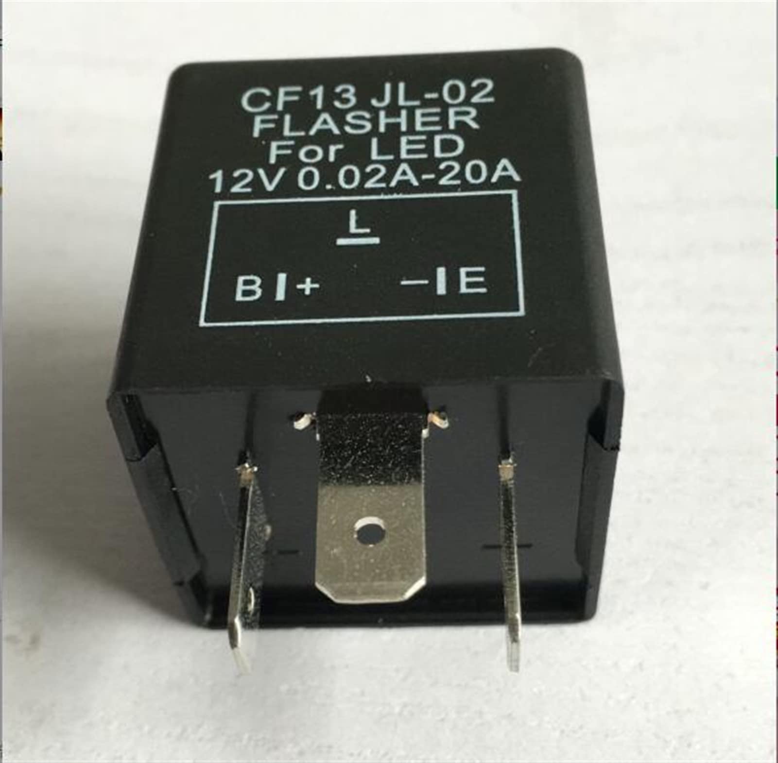 QEFHSVVZE Relay 3Pin CF13 JL-02 Car Motorcycle Flasher Relay Fix LED Light Turn Signal Hyper Flash