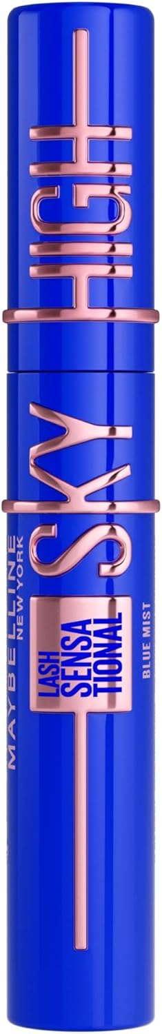 Maybelline New York Mascara Ciglia Sensazionali Sky High, Volumizzante e Allungante, Definisce le Ciglia, Blue Mist, 7,2 ml