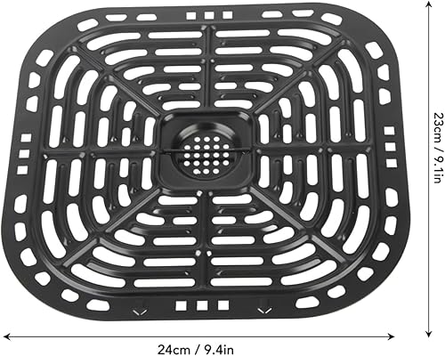 Miniatura 2 de Bandeja de repuesto para freidora de aire, accesorios para freidora de aire de acero inoxidable 304, cesta de repuesto antiadherente XL con