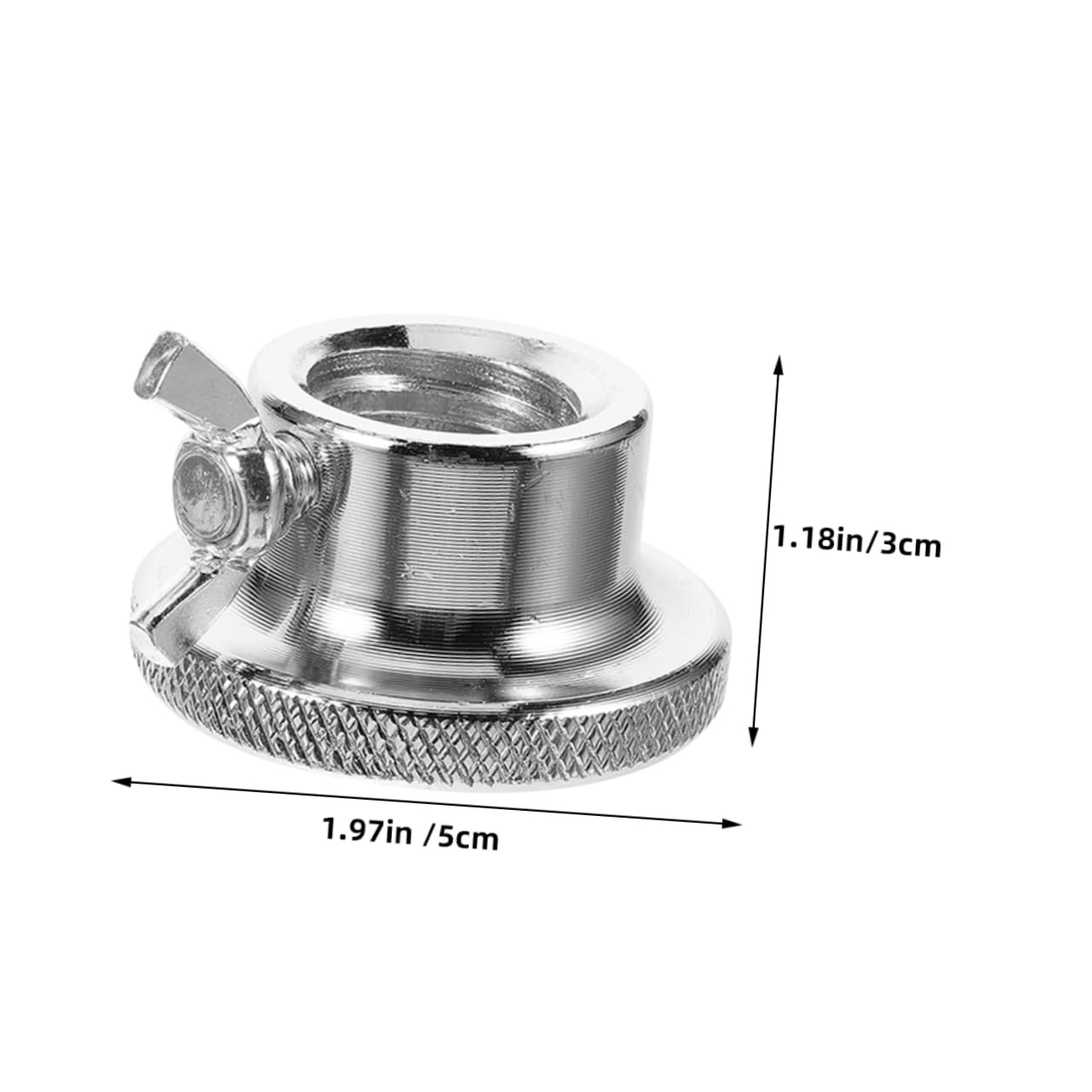 HANABASS 6pcs Barbell Self-Locking Nut Set Dumbbell Lock Collar Universal Weight Clamp for Barbell Easy Install and Sturdy Cast Iron Construction