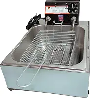 Fritadeira Elétrica Industrial Cuba 5L Econômica (220 volts)