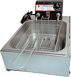 Fritadeira Elétrica Industrial Cuba 5L Econômica (220 volts)