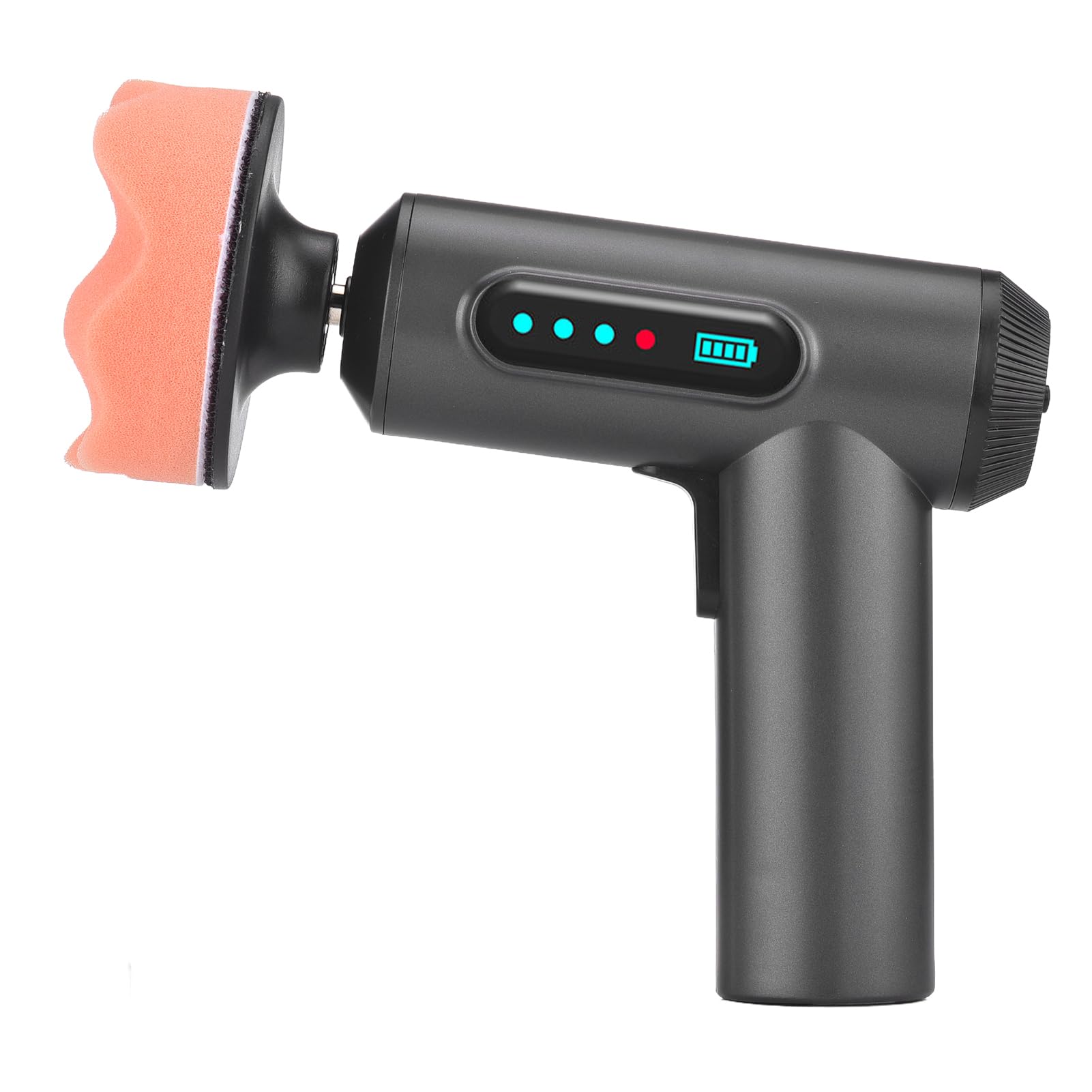 Lucidatrice per Auto [segnaposto] Lucidatrice per Auto Correzione Vernice Buffer Riparazione Graffi 80W Ceratrice Cordless LCD 2 X 2000mAh Batteria con 3 Tamponi ( - Versione Base)