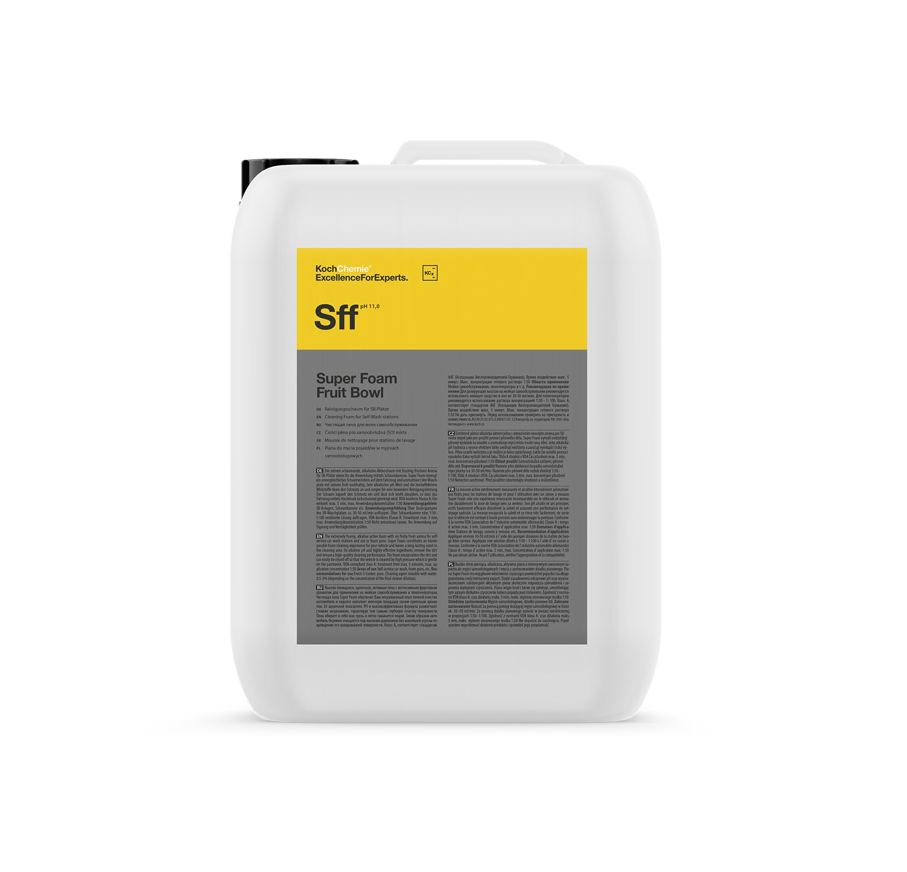 KOCH CHEMIE - Sff - Super Foam Fruit Bowl - Pre-Cleaner & Snowfoam - 5L