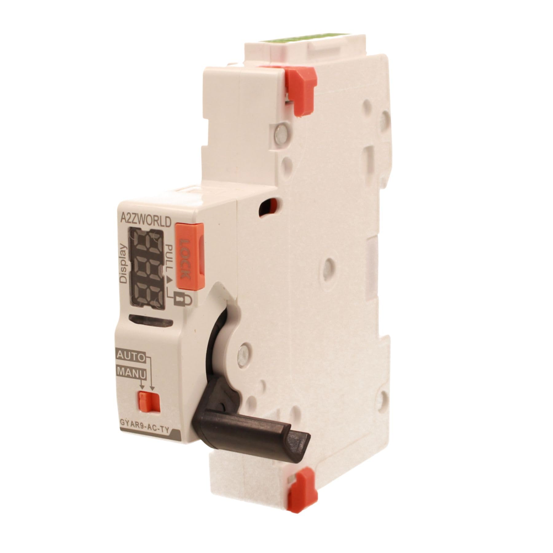 Interruttore Differenziale Puro WIFI Con Riarmo Automatico Trifase, Salvavita Tipo A Tipo A 30mA / 0,03A 40A, APP Tuya Smart Life, RCCB 3P+N 6kA 380V, 5 Moduli DIN, Controllo Remote e Manuale