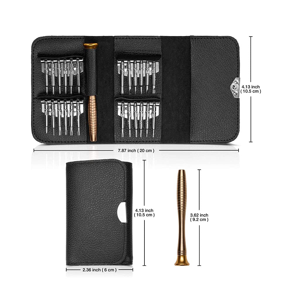 5-in-1 mini-schroevendraaierset, fijnmechanica, schroevendraaier, 5-in-1 schroevendraaier, multifunctionele fijne schroevendraaier voor elektronica, telefoon, laptop, computer, horloge, brillen