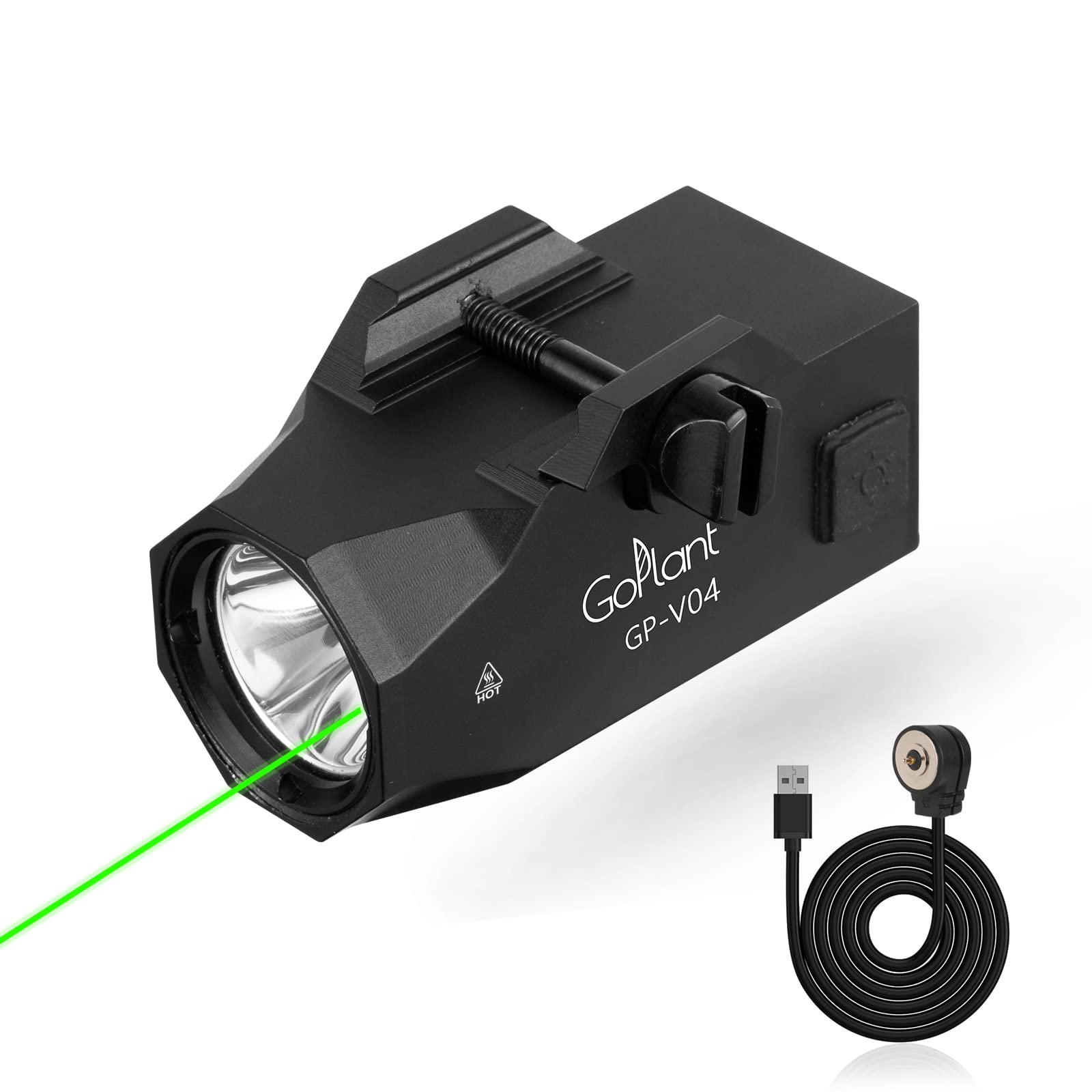 Buy GO 1000 Lumens LED Weapon Light Adjustable Railed Pistol White