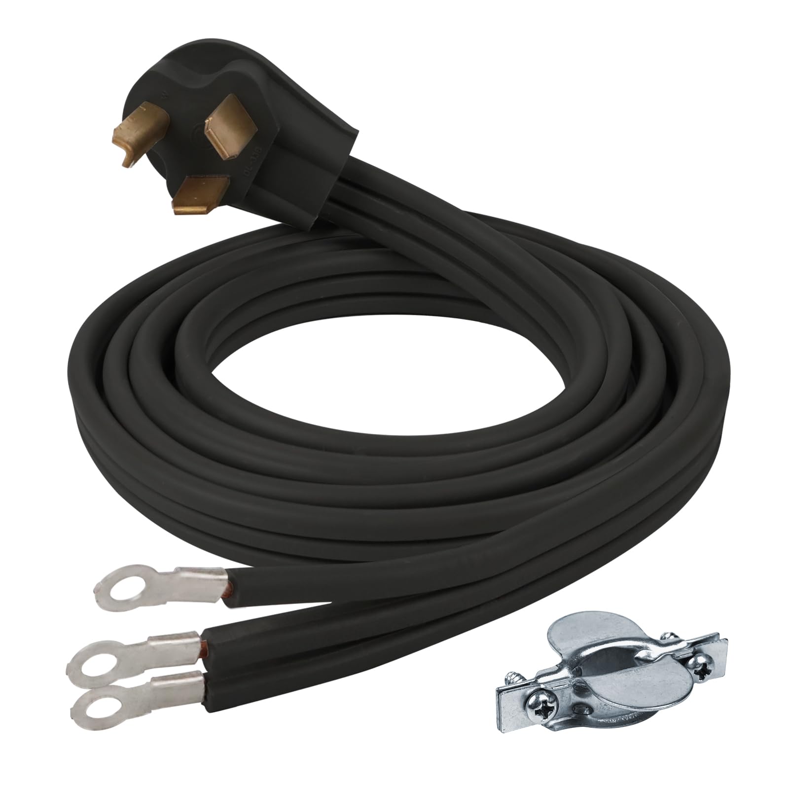 3 clavijas, cable de alimentación de extensión de dispositivo de 3 metros, NEMA 14-30, negro