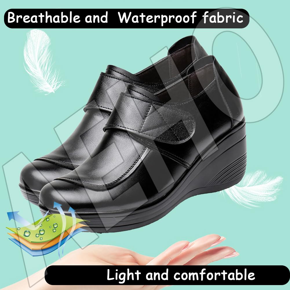 AEHO Scarpe per Anziani Donna Sandali Ortopedici Slip-on da Donna