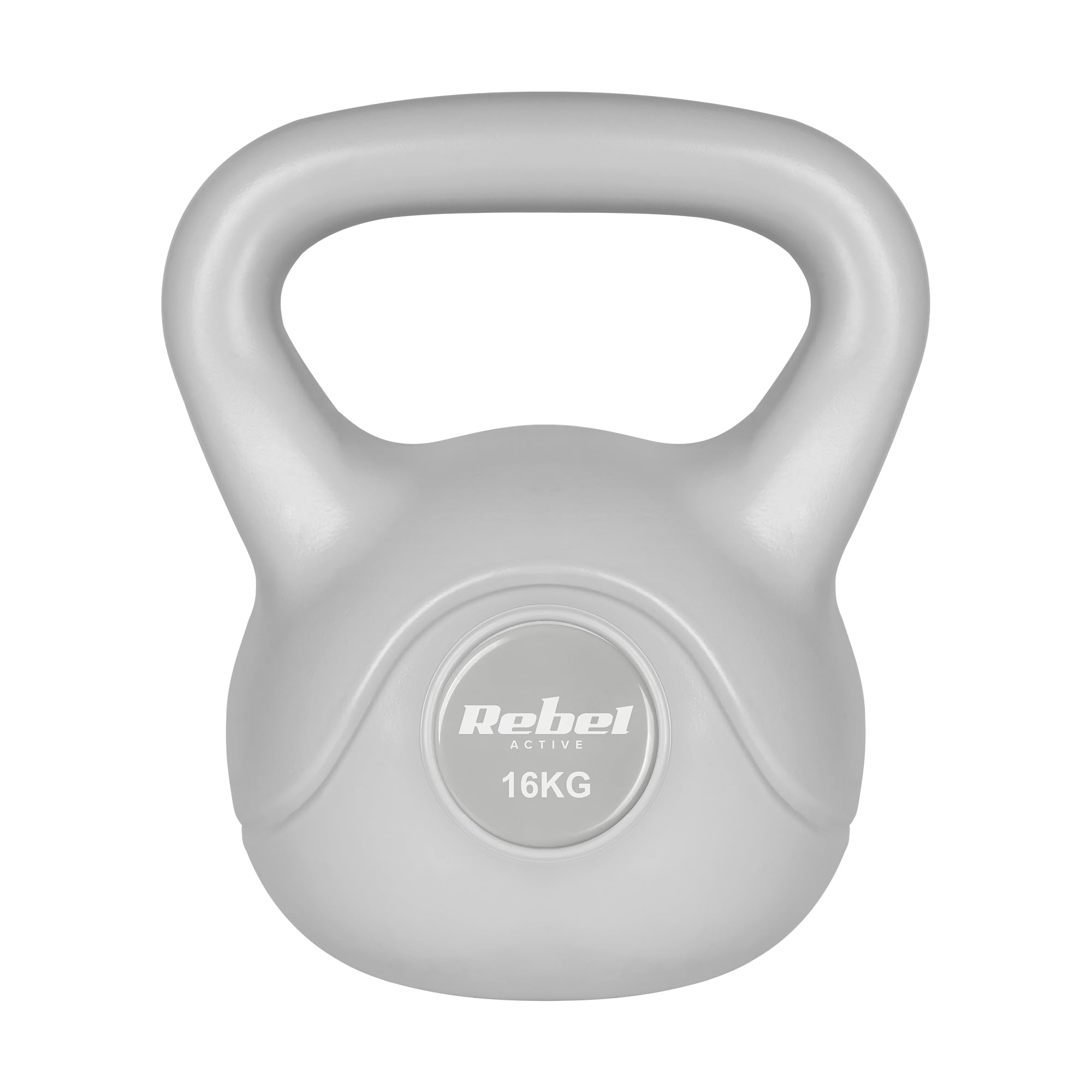 Rebel Electro Kettlebell Bitumiczny 16kg RBA-2322G-16 Szary
