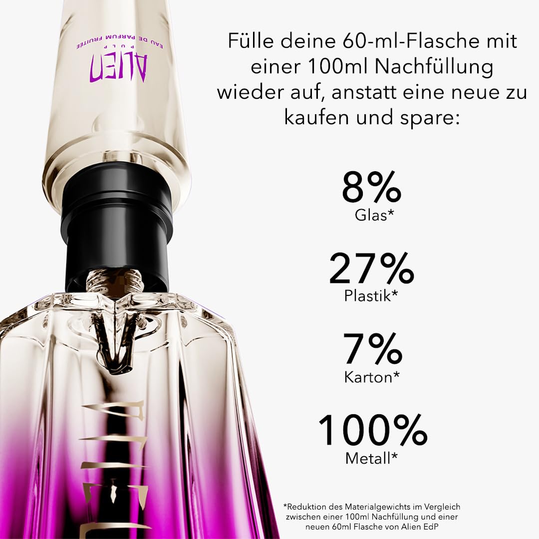Mugler Alien Pulp Eau de Parfum, Damenparfum, fruchtig-floraler Duft, überaus köstliche Duftkomposition, cremiger Jasmin & luftiger Moschus - 4