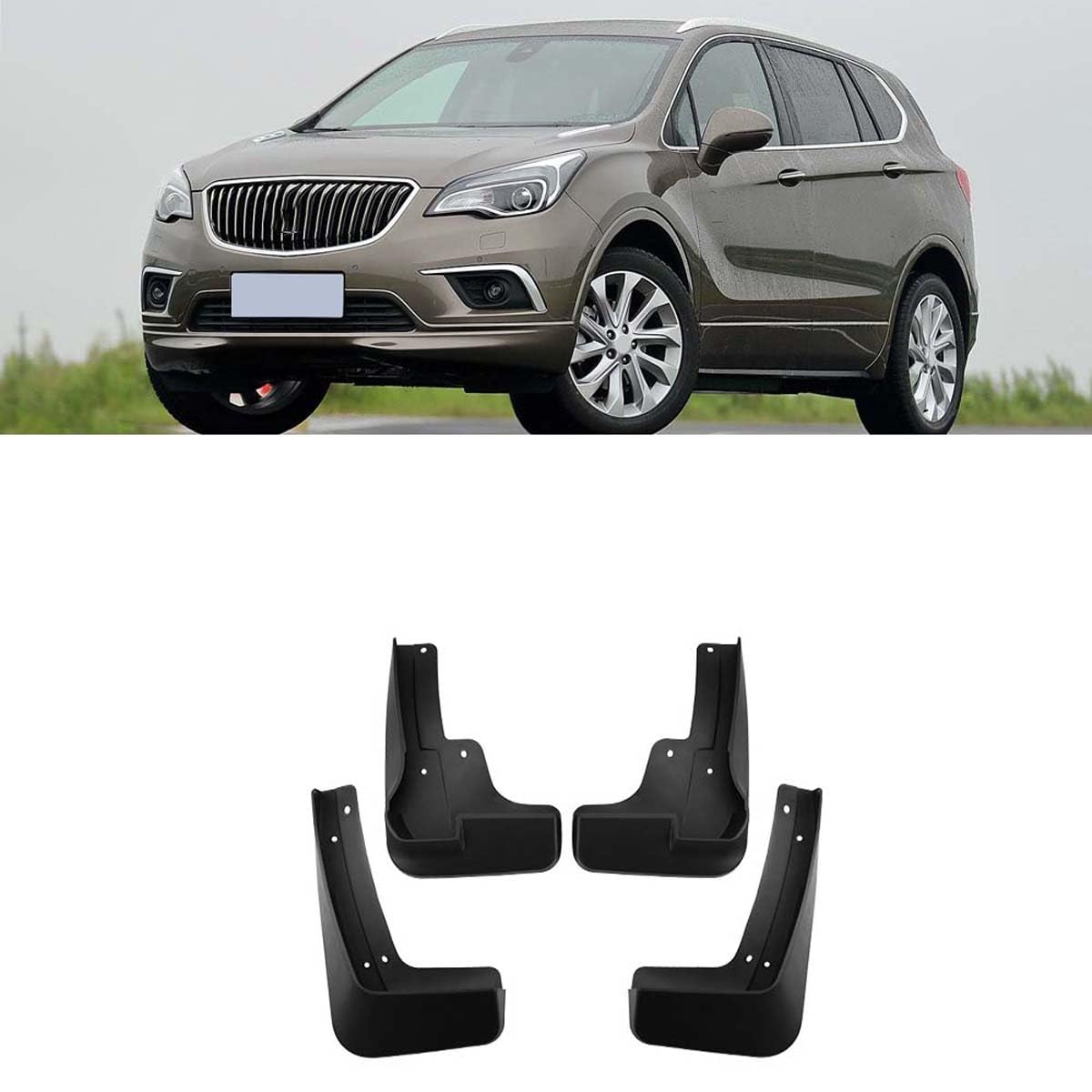 BXQDAM Car mud flaps,Compatible with Buick Envision Sport 2014-2024,Car exterior accessories