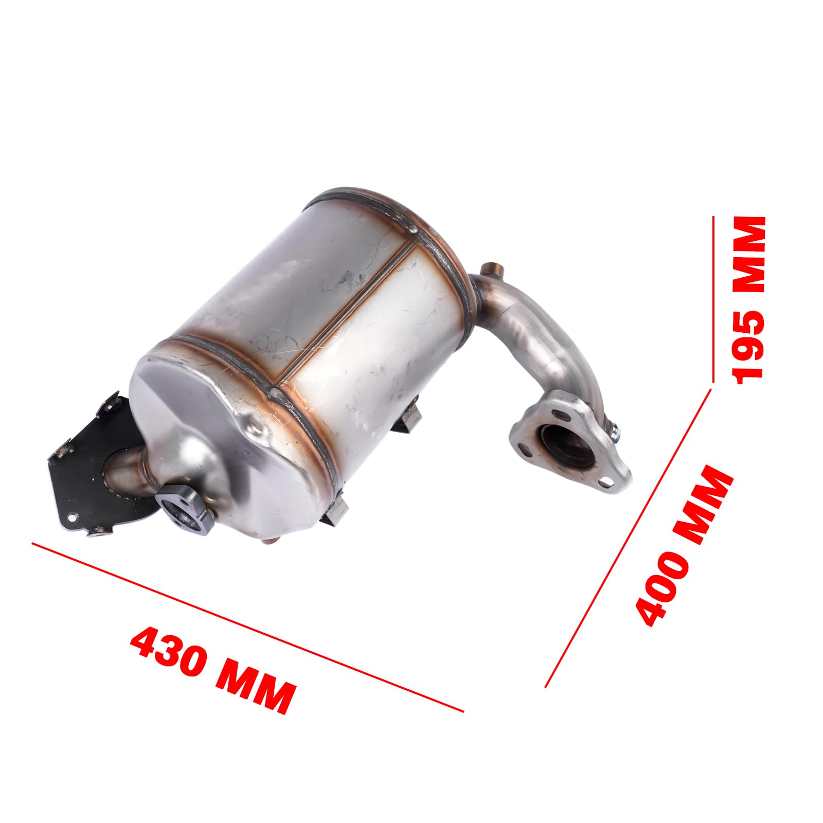 Bisenya Filtro de Partículas DPF Reemplazo para Vito Qashqai X-Trail Grand Scenic Trafic Vivaro 1.6 R9M408 Engine 208A03228R 4474908400