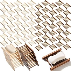 Rtteri Bambus Seifenschale Holz, 80 Stück