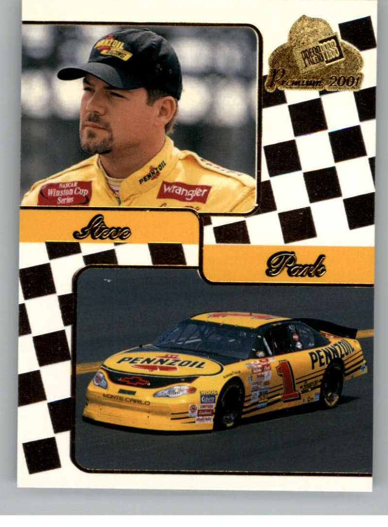 Racing NASCAR 2001 Press Pass Premium #28 Steve Park #28 NM