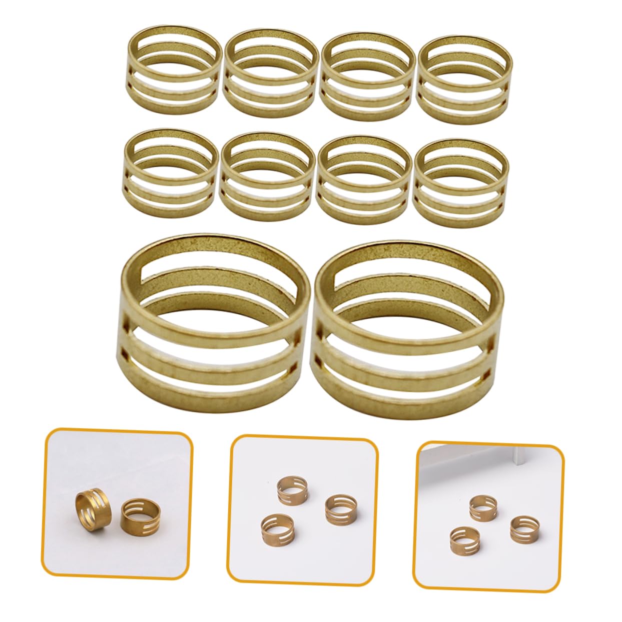 STOBOK 5 Sets Jump-öffner-werkzeug-einsteller Für Schnelle Schmuckherstellungswerkzeuge 10 Stück * 5