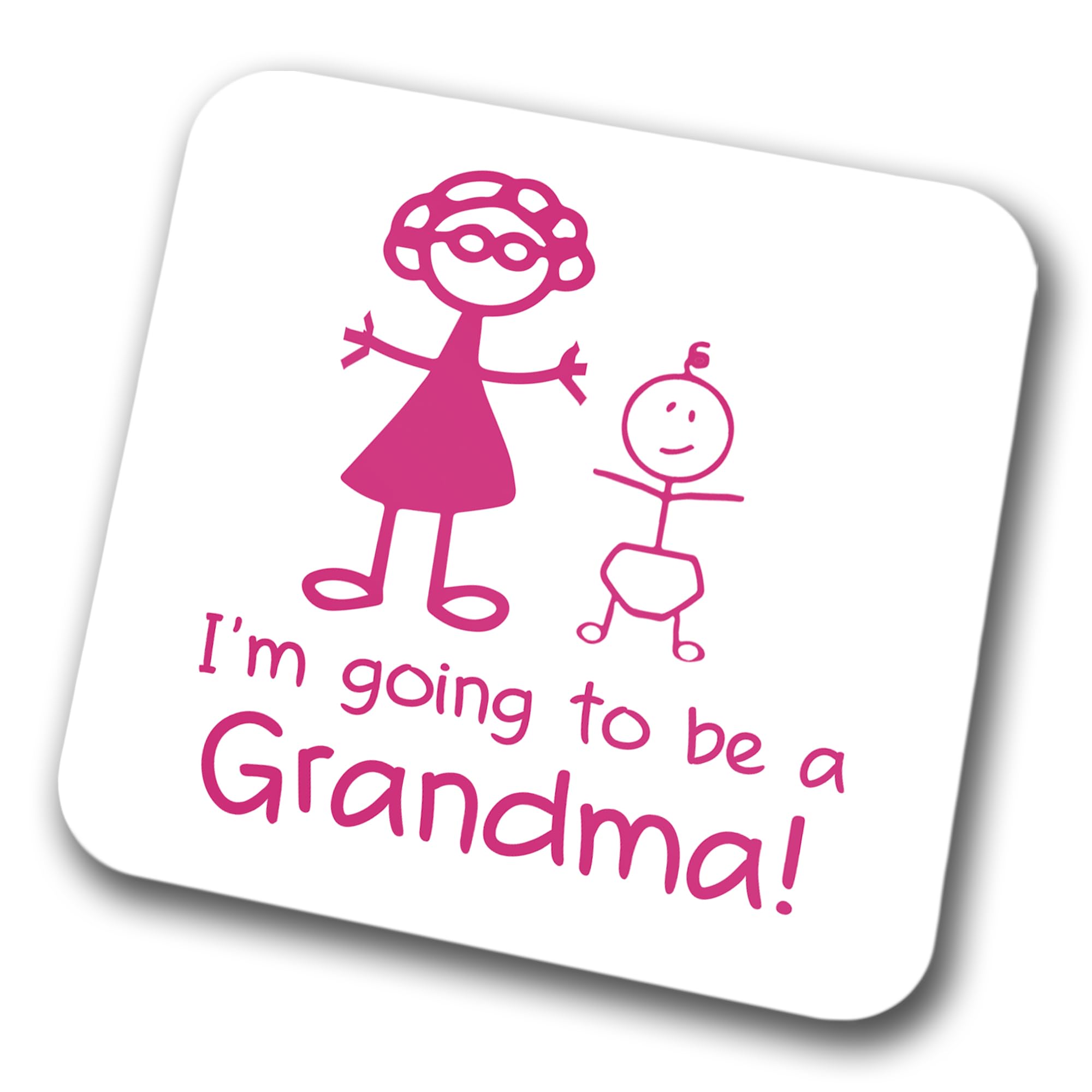 Faithful Prints Boys I'm Going To Be A Grandma Coaster