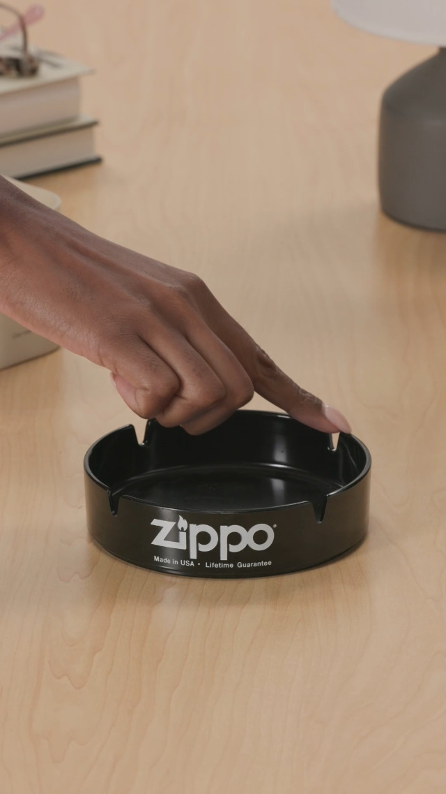 Amazon.com: Zippo Black Ashtray : Home & Kitchen