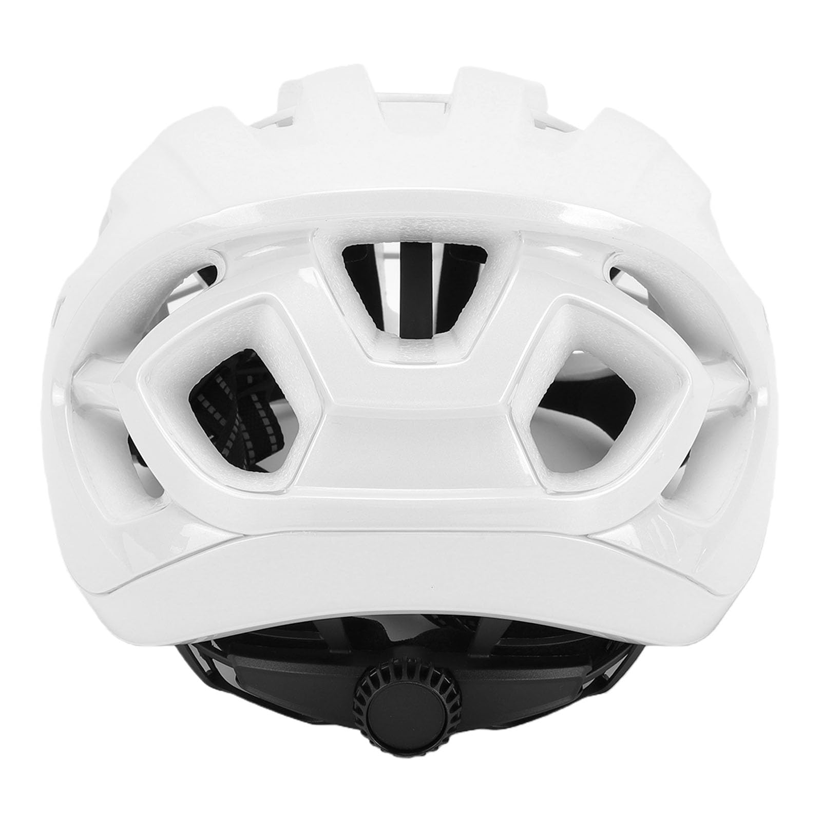Casco de Ciclismo Ajustable Blanco Brillante Protección Elegante para Hombres Mujeres Ciclismo de Montaña de Carretera