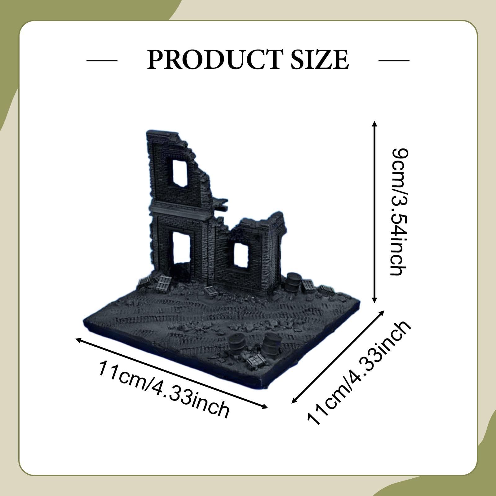 Amazon | Toysmith 1/72 廃墟模型 ジオラマ模型 樹脂製