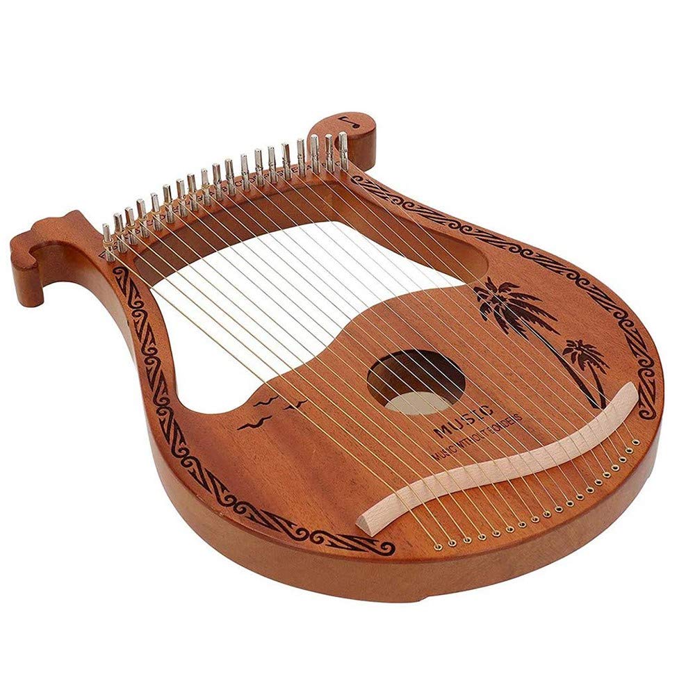 ZUOMU 19-snarige Houten Lierharp Klankkast Snaarinstrumenten 16-snarige Lierharp harp muziekinstrument (Color : 16-String 4